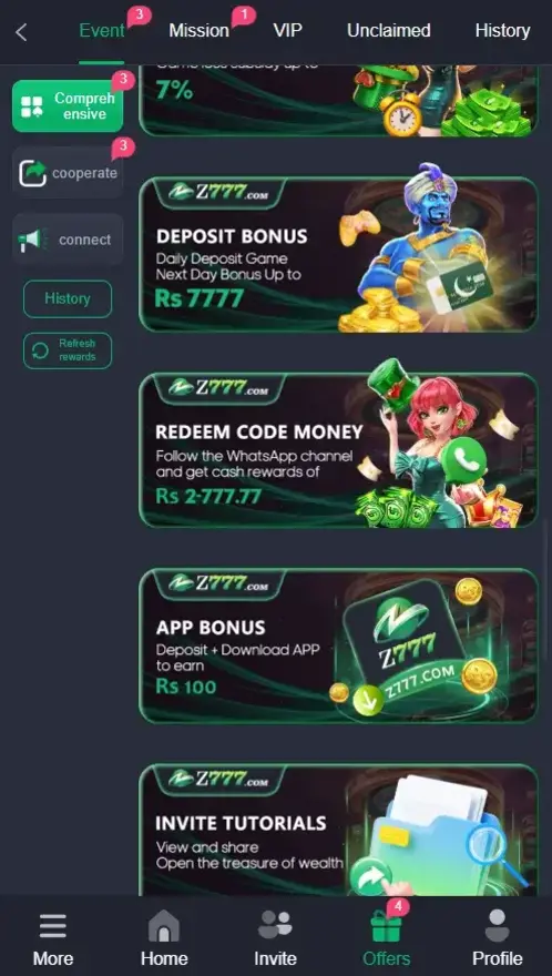 Z777 Game Download v1.1 (To Earn Real Money) In Pakistan 2026 4 z777.apkresult.com .pk 2