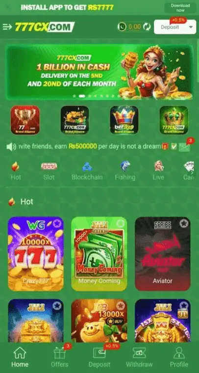 777CX Game Download APK Latest Version 1.1 2026 (Pakistan) 3